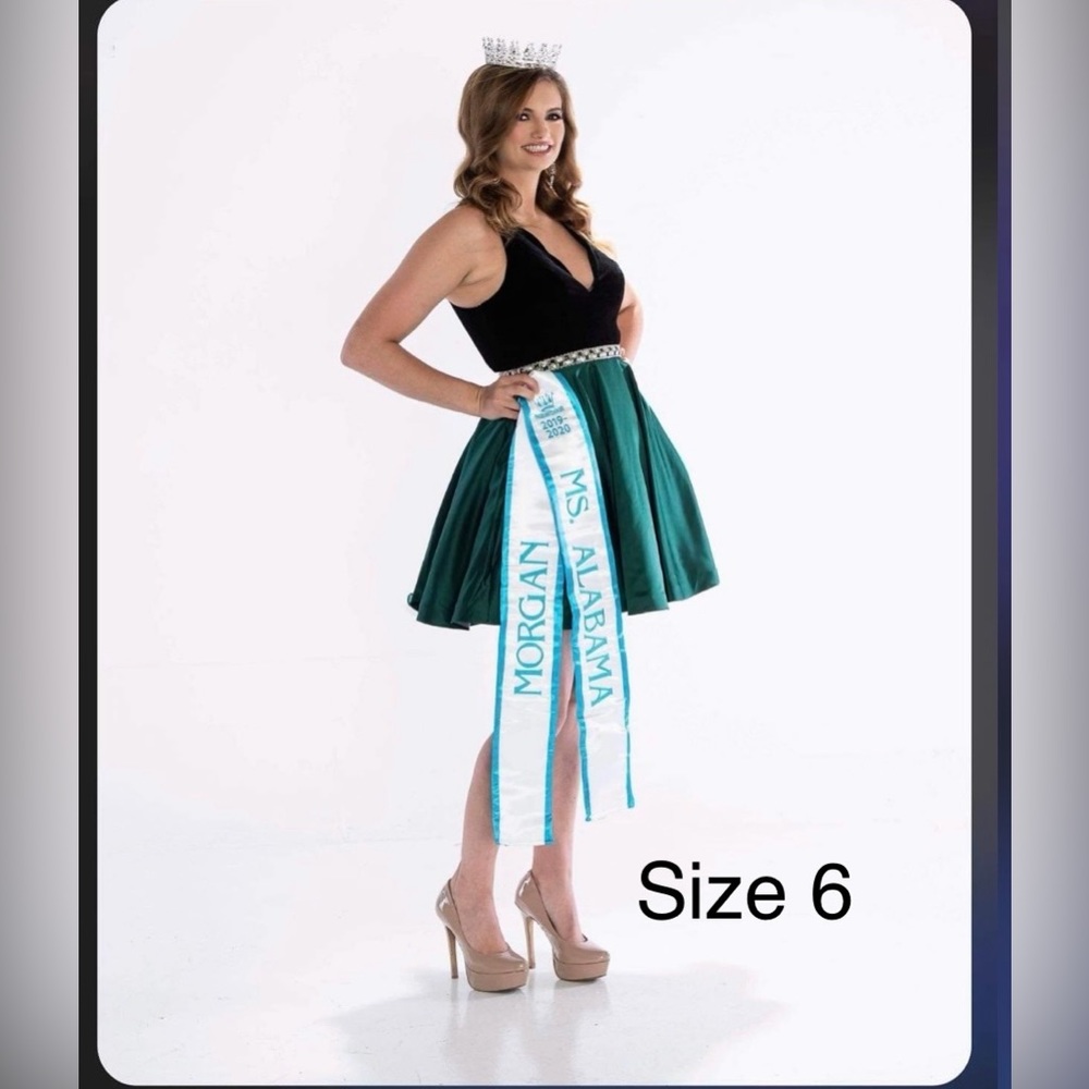 Green Velvet Dress